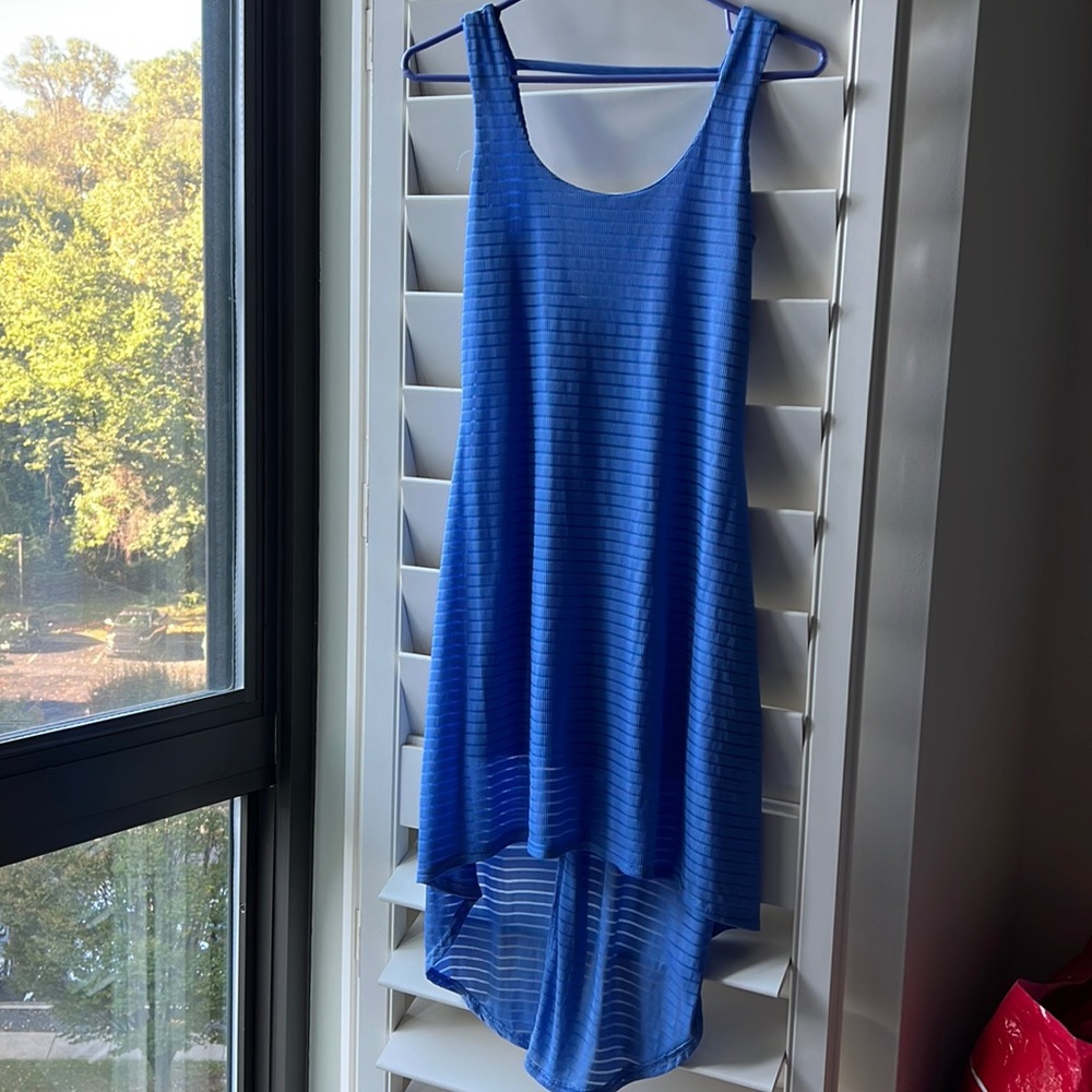 Periwinkle High-Low Deep Back Sundress